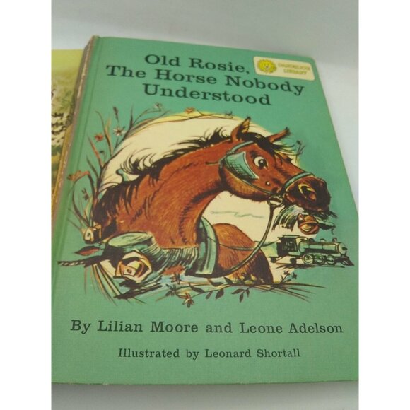 Vtg Dandelion Library double book Bambi's Children & Old Rosie stories HC - Picture 3 of 11